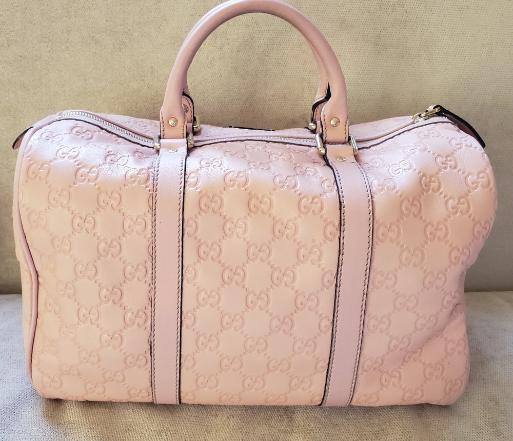 Pink GUCCI Boston Bag